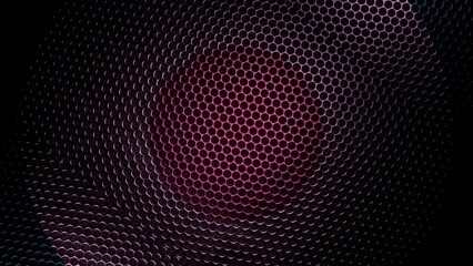 Opening Of The Colorful circles. Looped. Animation. Abstract background
