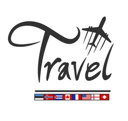 Design of travel symbol