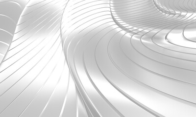 Wave curved abstract background surface