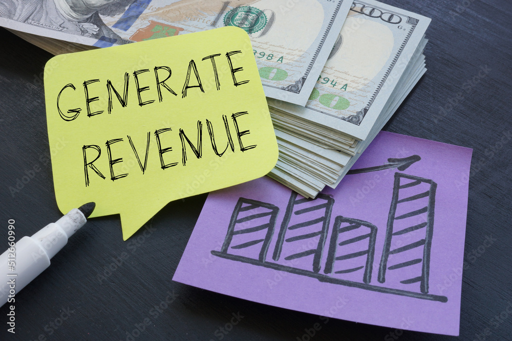 Poster generate revenue is shown using the text