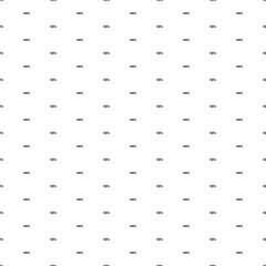 Square seamless background pattern from geometric shapes. The pattern is evenly filled with small black 100 percent symbols. Vector illustration on white background
