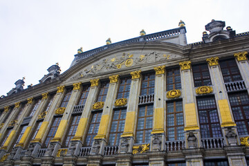 Fototapeta na wymiar House of the Dukes of Brabant (Мaison des Ducs de Brabant) on the Grand Place in Brussels, Belgium