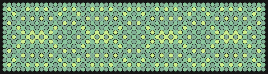 Multicolor truchet tiling connections illustration