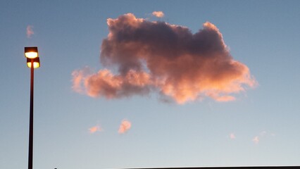 Cloud in sunset 