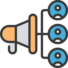 Social Ad Reach Icon