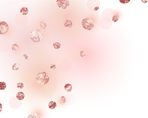 Large Rose Gold glitter Confetti - 512668948