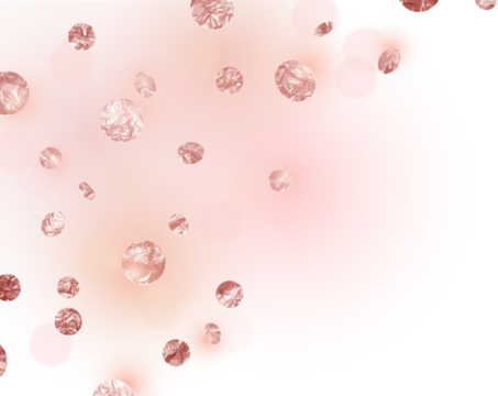 Large Rose Gold glitter Confetti