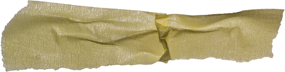 beige teared paper sticker or called strip with ripped edges