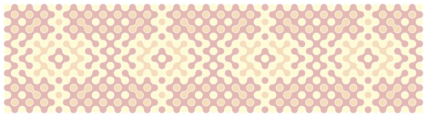 Multicolor truchet tiling connections illustration