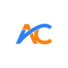 AC best quality letter mark logo