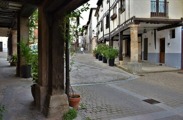 calles y soportales de Covarrubias, Burgos