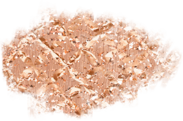 Rose gold metallic and glitter brush strokes