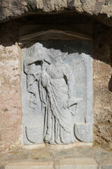 Sculpture in Bodrum Castle, Mugla, Turkey