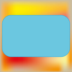 Blue rectangle for backgrounds and covers