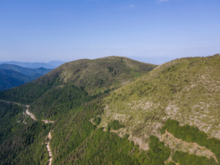 Aerial view of Popovi Livadi Area at Pirin Mountain, Bulgaria