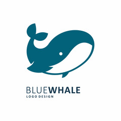 the blue whale logo design