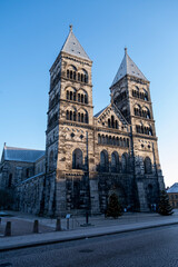Cathedral of the city of Lund in Sweden