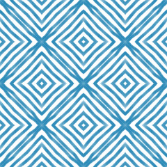 Chevron stripes design. Blue symmetrical