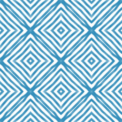 Chevron stripes design. Blue symmetrical