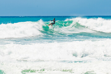 Surfer, Levanto, Italy.