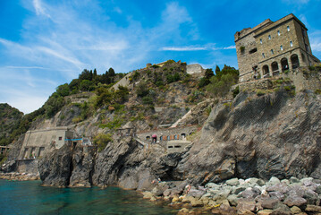 Fototapeta na wymiar Montarosso, Cinque Terre, Italy.