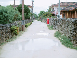 竹富島の町並み