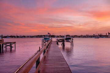 Fototapeta premium summer sunset