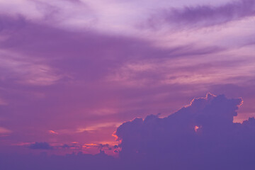 sunset with clouds background, summer time, beautiful sky
