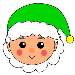 little and happy christmas elf