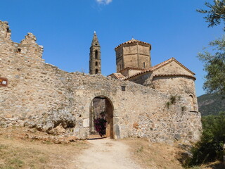 The entrance to the old Kardamyli fortified settlement