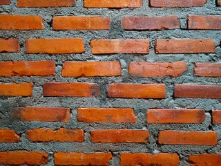 red brick wall