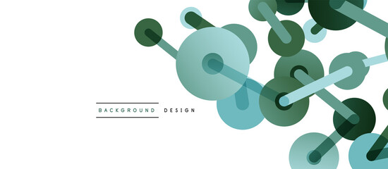 Network concept abstract background. Dots connection. Big data idea. Business template for wallpaper, banner, background or landing