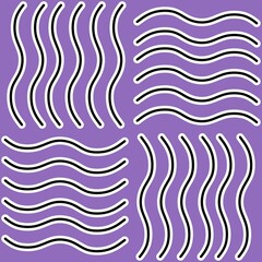 Abstract geometric waves print for fabrics and textiles and packaging and wrapping paper and hobbies