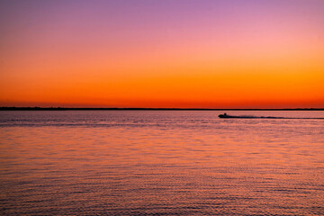 Orange sky at Britannia beach