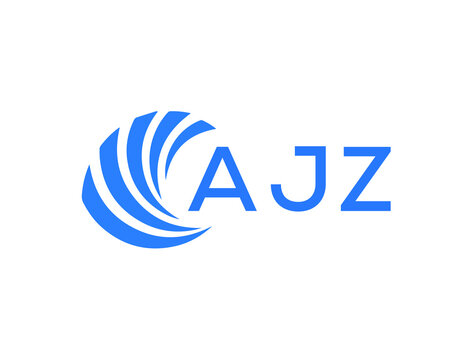 BJZ Flat accounting logo design on white background. BJZ creative initials Growth graph letter logo concept. BJZ business finance logo design.
