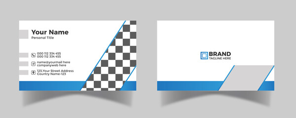 Modern and corporate business card template