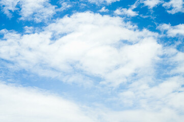 blue sky background, natural landscape
