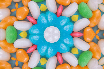 Mandala artwork - Colorful pattern background 3D