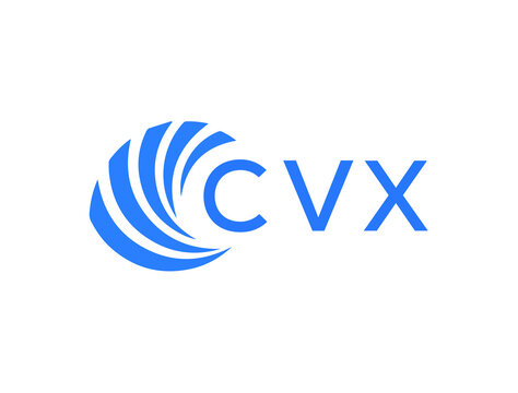 CVX Flat accounting logo design on white background. CVX creative initials Growth graph letter logo concept. CVX business finance logo design.
