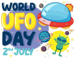 World UFO Day Poster Design