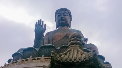The Big Buddha on the top of mountain