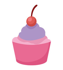 sweet cupcake pastry