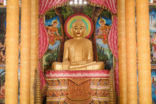 Buddhist Temple In Cambodia