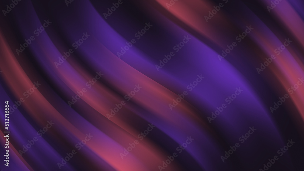 Wall mural futuristic smooth wave pattern background animation high resolution. smooth liquid gradient backgrou