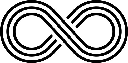Infinity icon clipart design illustration