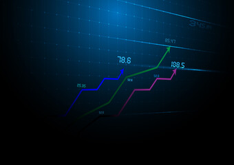 abstract background business line pattern up and down graphics