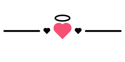 heart divider border
