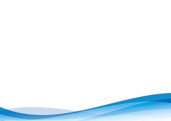 ウェーブ背景 青