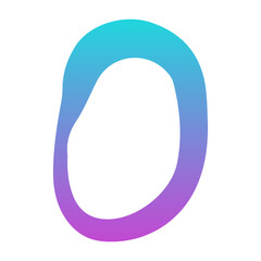 gradient number element
