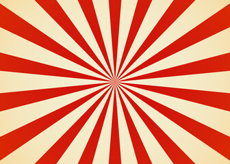 Circus background. Retro sunburst background. Vector.
